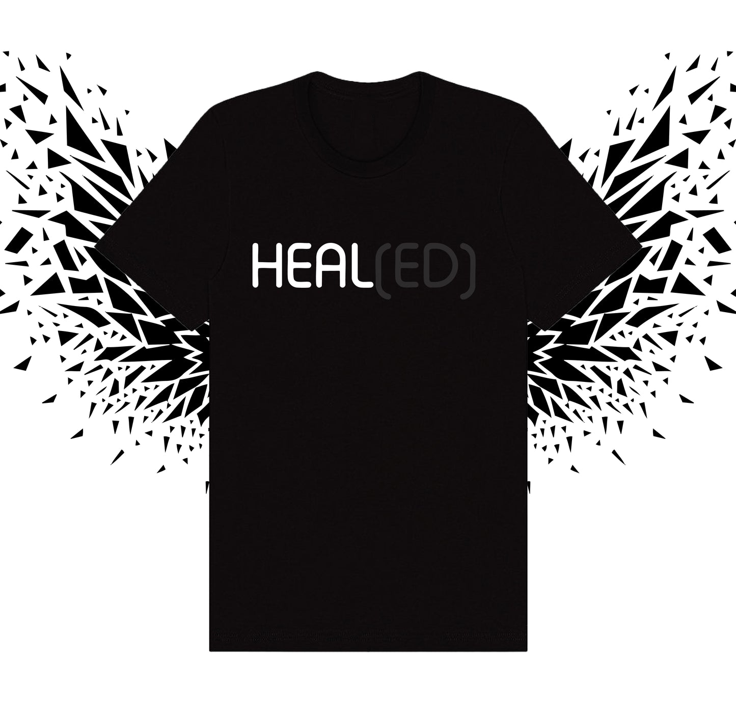 Black- HEAL(ED) Tee