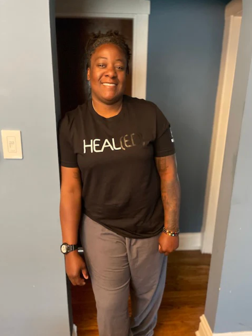Black- HEAL(ED) Tee