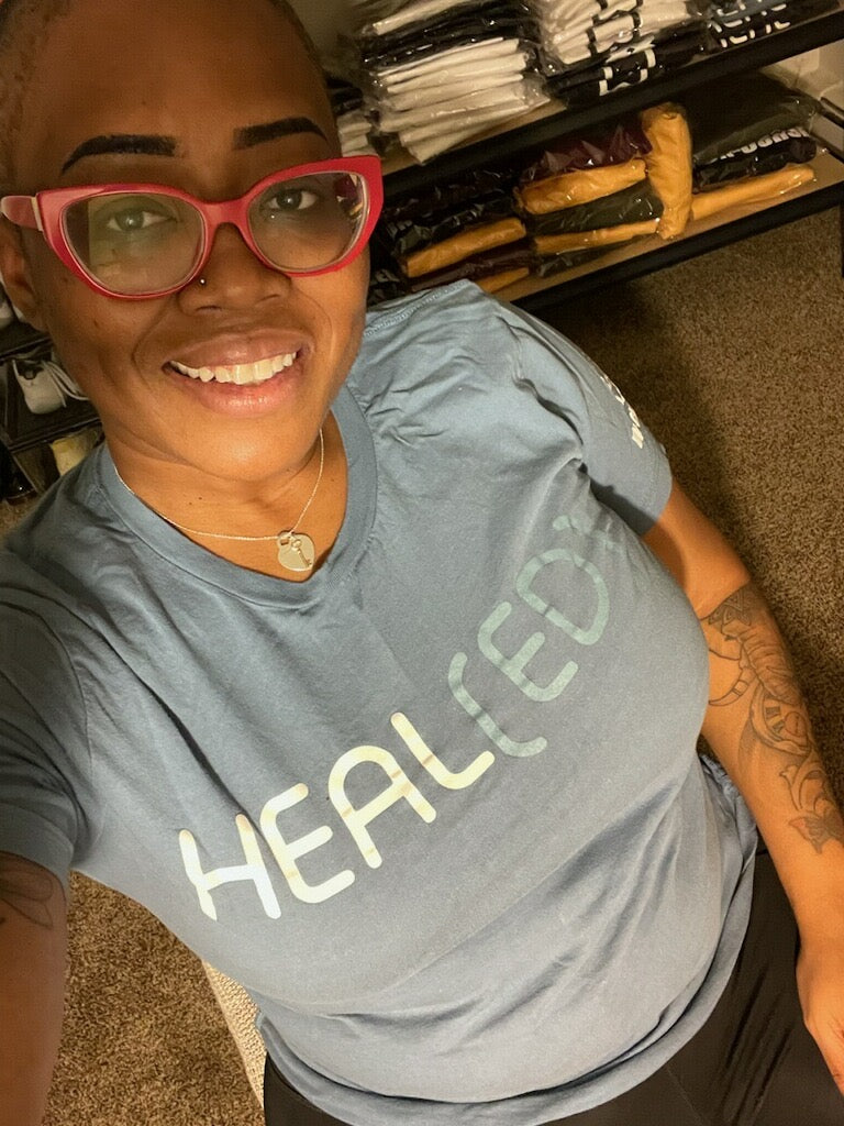 Steel Blue - HEAL(ED) Tee