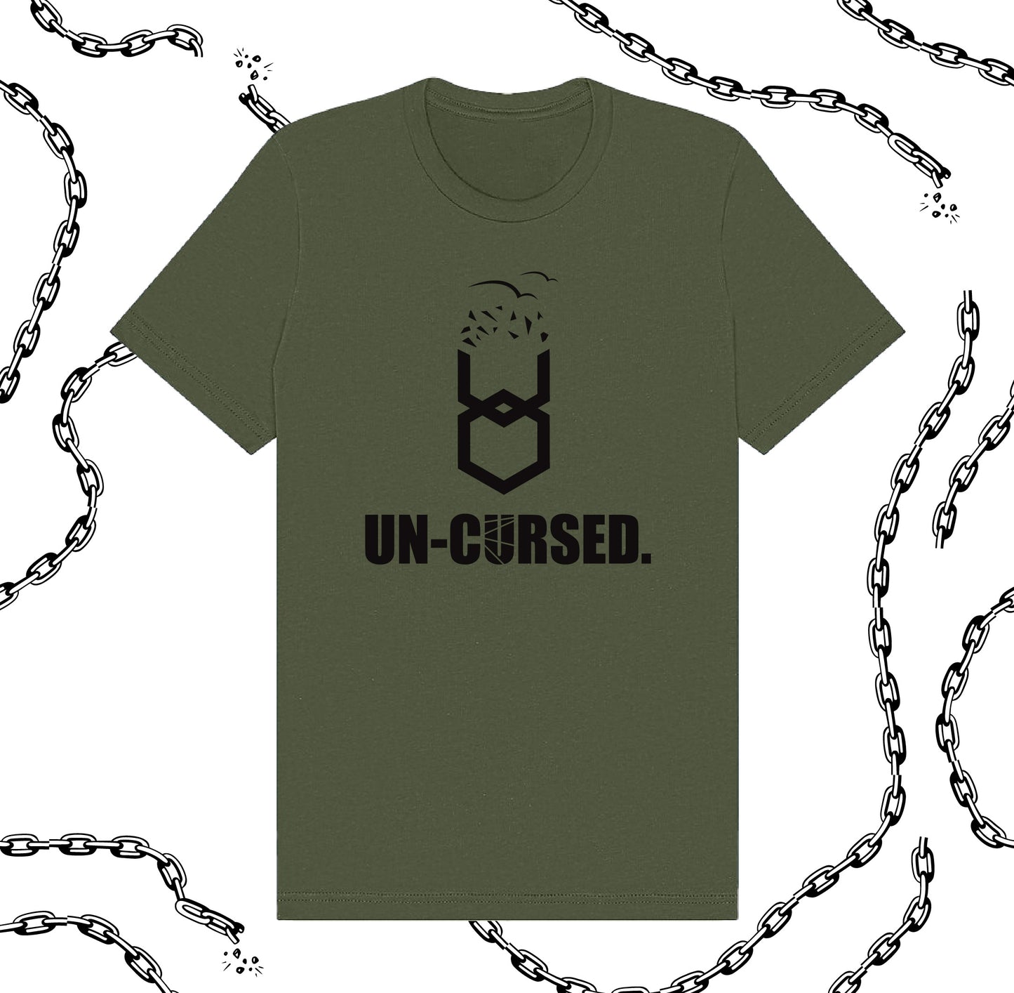 Olive Green - Un-Cursed Tee